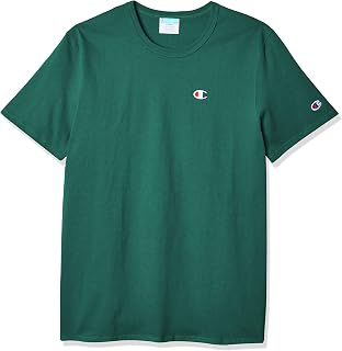 Champion Men's Medium Weight Cotton Round Neck T-Shirt, Seasonal Graphics, Matte