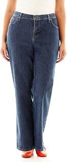 Lee Women's Denim Trousers, Solid Premium Light Blue