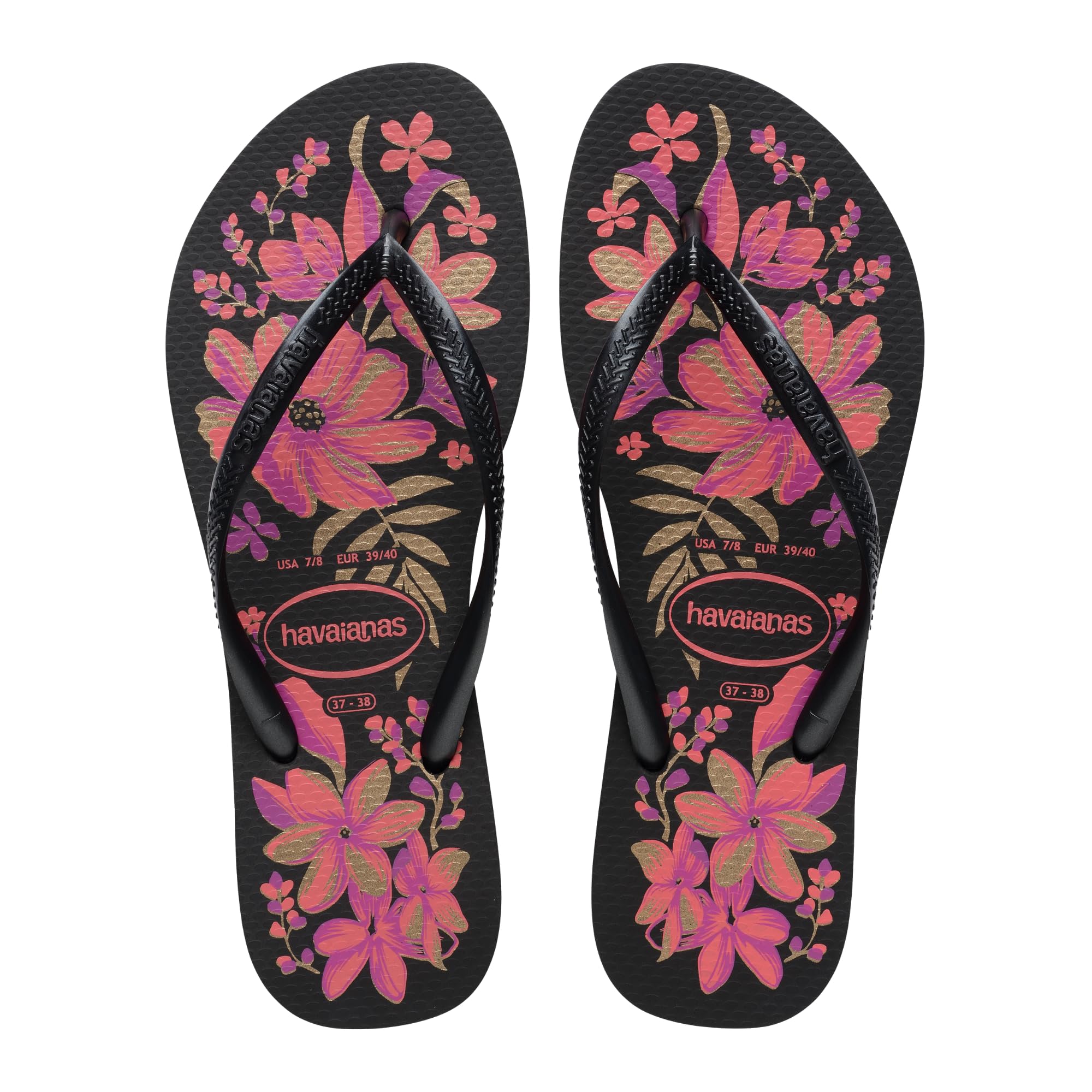 Havaianas Kids Slim Print Womens Flip Flops
