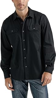 Wrangler Authentics Klassisches Gewebtes Langarm-Shirt. ال ا ا ل ر ل ل ا ل ا ل ا ل ا ا ل ا