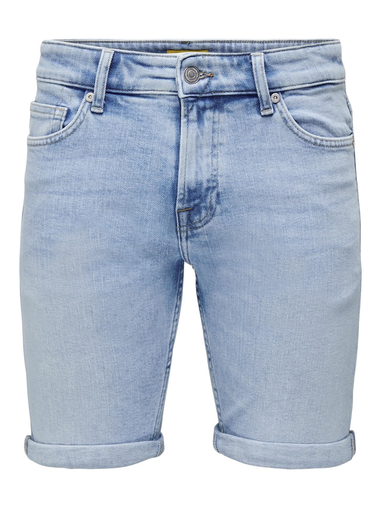 Only & Sons ONSPLY Male Denim Shorts Medium Waist Normal Cut Shorts
