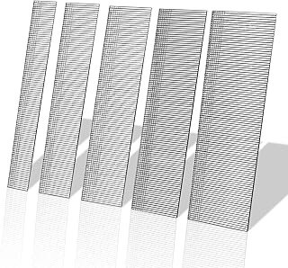18 Gauge Brad Nails, 5 Sizes, 1500Pcs Nail Gun Nails for Brad Nailer | Galvanized 18 Gauge Finish Nails, 3/4",1",1‑1/4",1‑1/2",2", 18GA Brad Nails, Great for DIY Woodworking