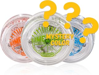 Duncan Toys Limelight LED Light-Up Beginner Yo-Yo, Colors May Vary | Clear Body with Color-Changing LEDs, Plastic Transaxle for Looping, Starburst Response, 54.5g