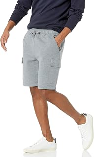 Amazon Essentials Mens Fleece Cargo Shorts