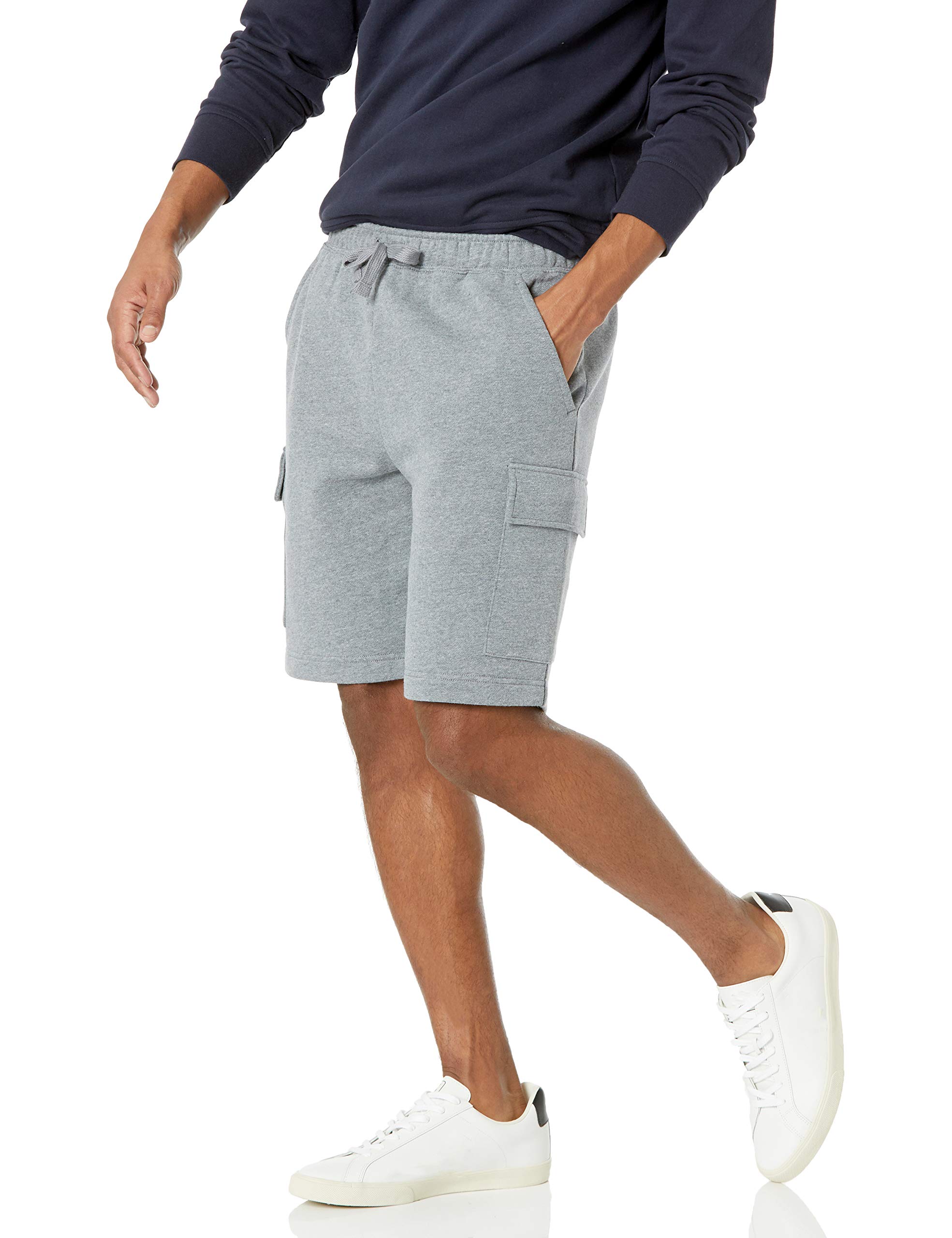 Amazon Essentials Mens Fleece Cargo Shorts