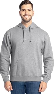 Fruit of the Loom Men's Eversoft Fleece Pullover Hooded Sweatshirt, Moisture Wicking & Breathable
