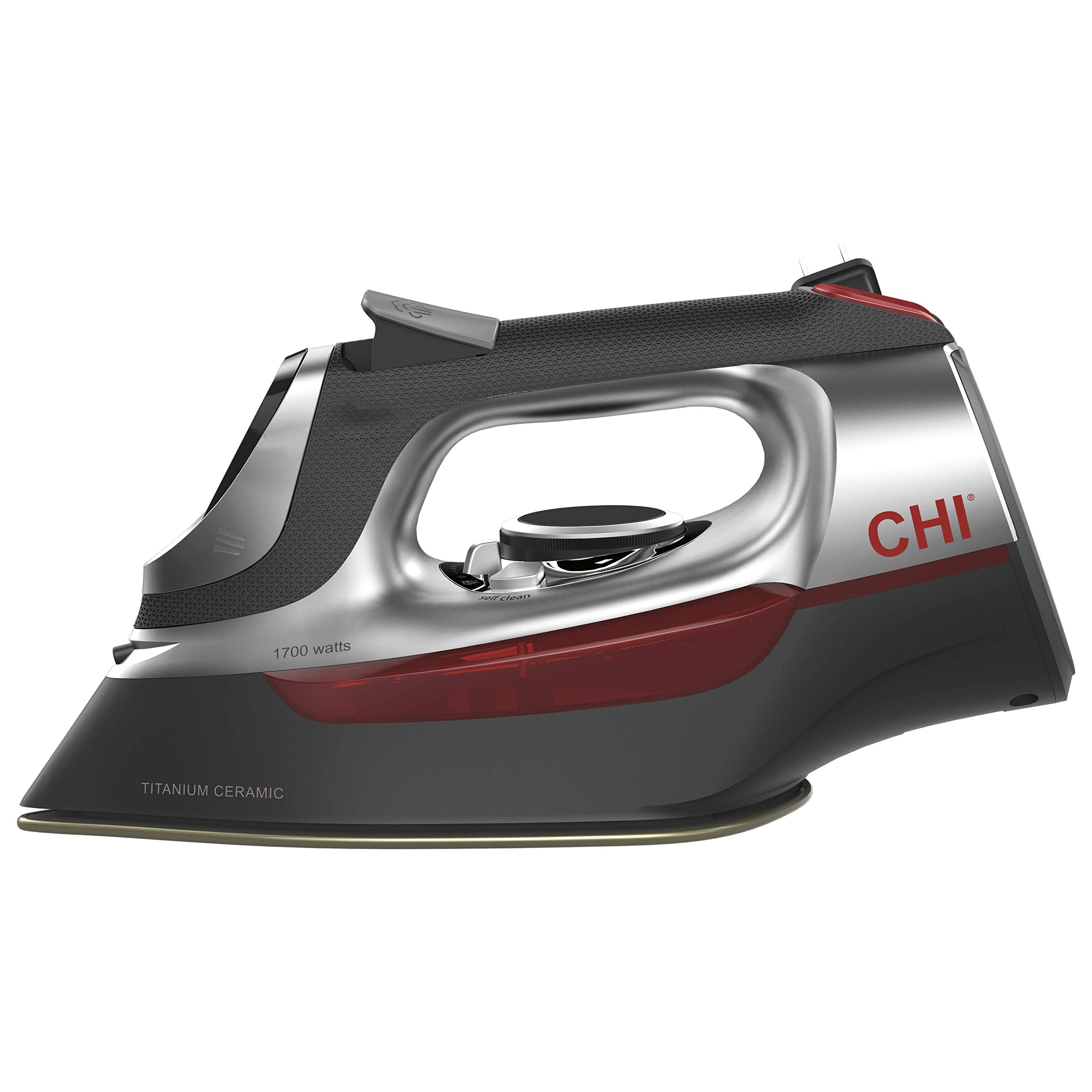 CHI Steam Iron for Clothes with Vertical Steam Burst, 8" Retractable Cord | Tita