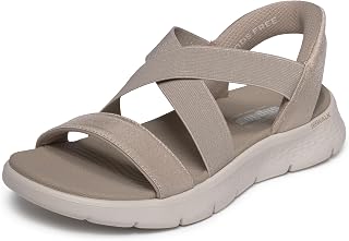 Skechers Women's Go Walk Flex Sandal Glimmer Up Flat