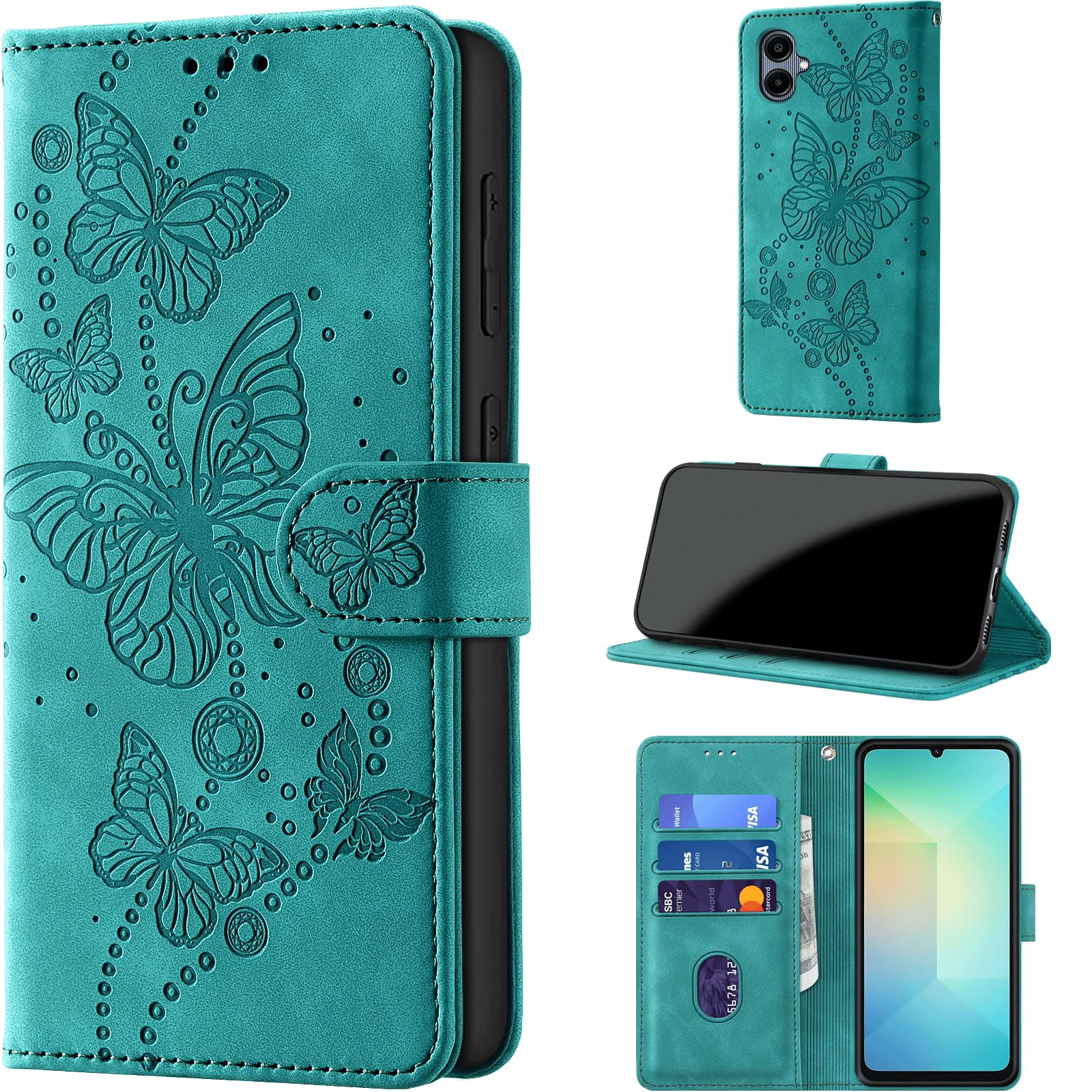 Samsung Galaxy A08/A06/A07 4G Case, Turquoise