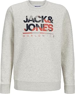 Jack & Jones Jjmikk Sweat Crew Neck Suéter pulóver Hombre (Pack de 1)