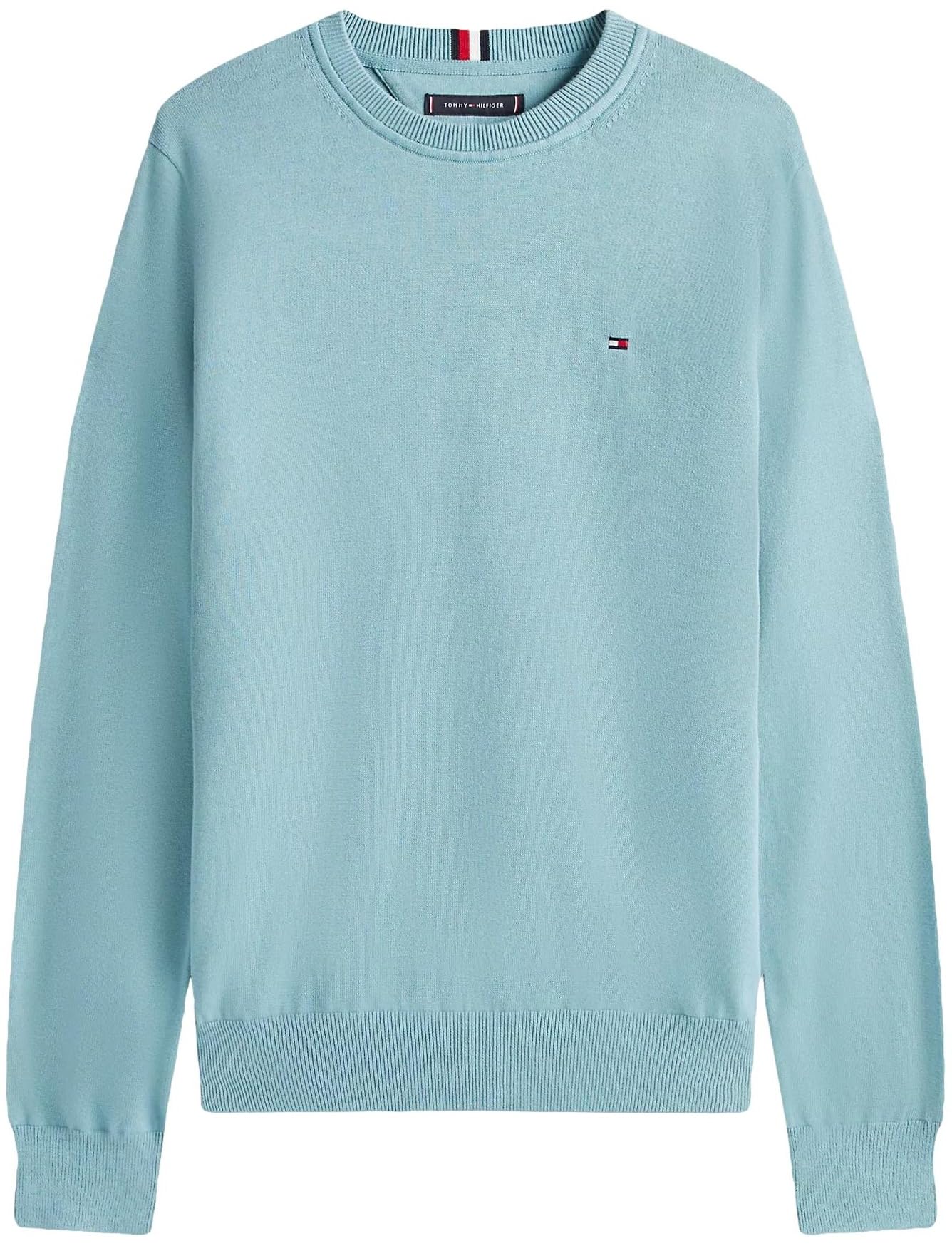TOMMY HILFIGER / He.Pullover / PIMA ORG CTN CASHMERE CREW NECK