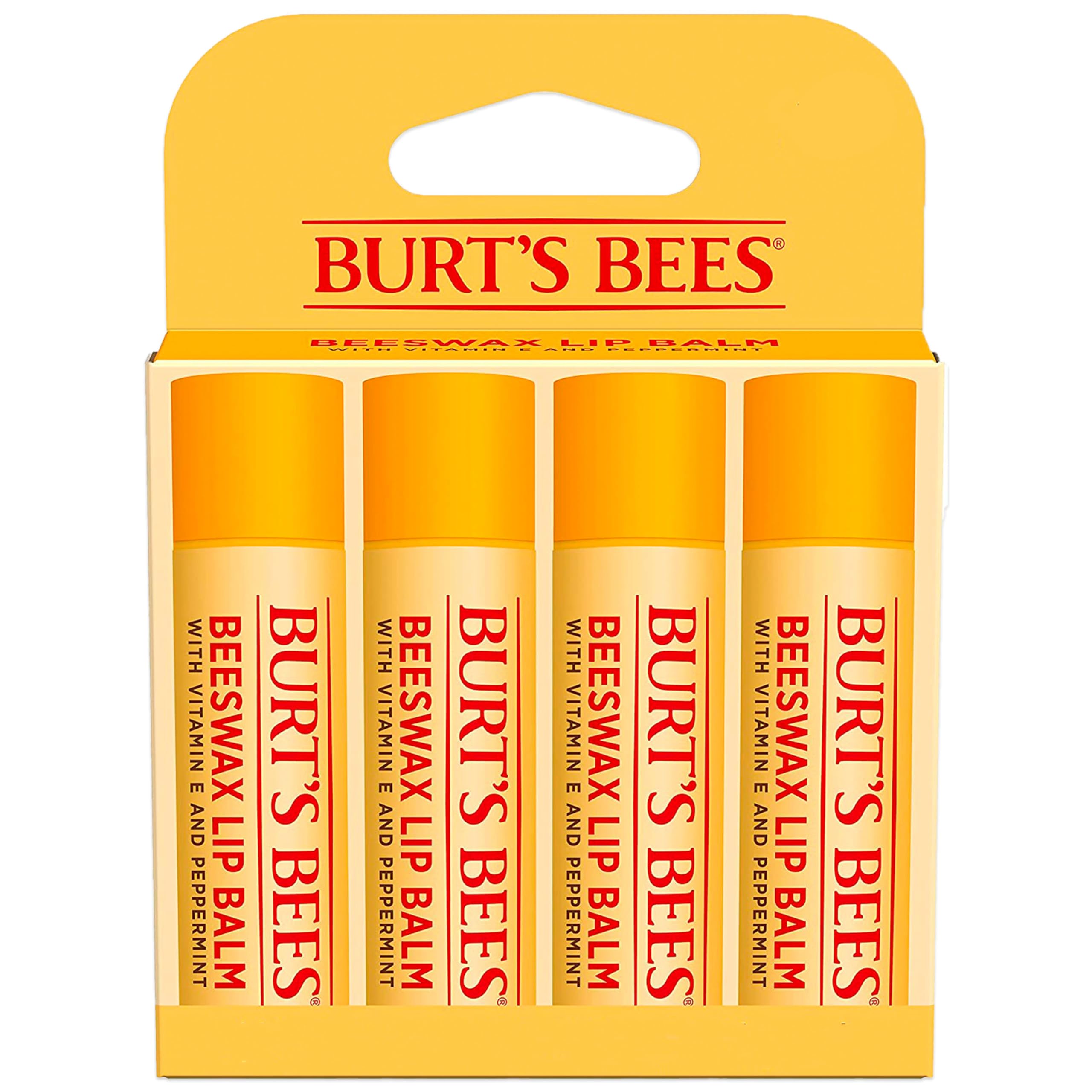 Burt's Bees 100% Natural Moisturizing Lip Balm (Original Beeswax) | Lip Moisturi