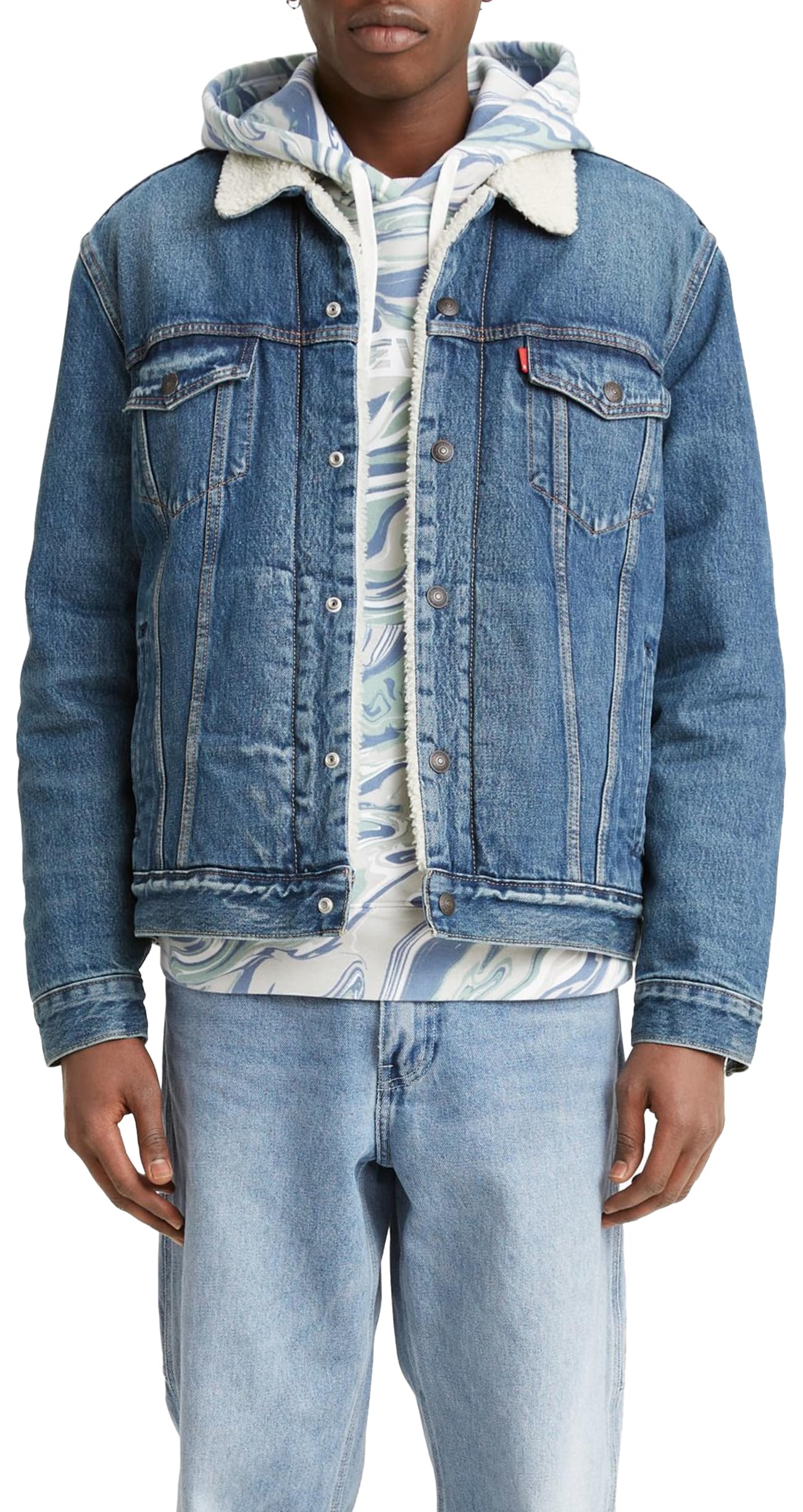 Levi's Type 3 Trucker Chinese Cord Sherpa Jacket for Men
