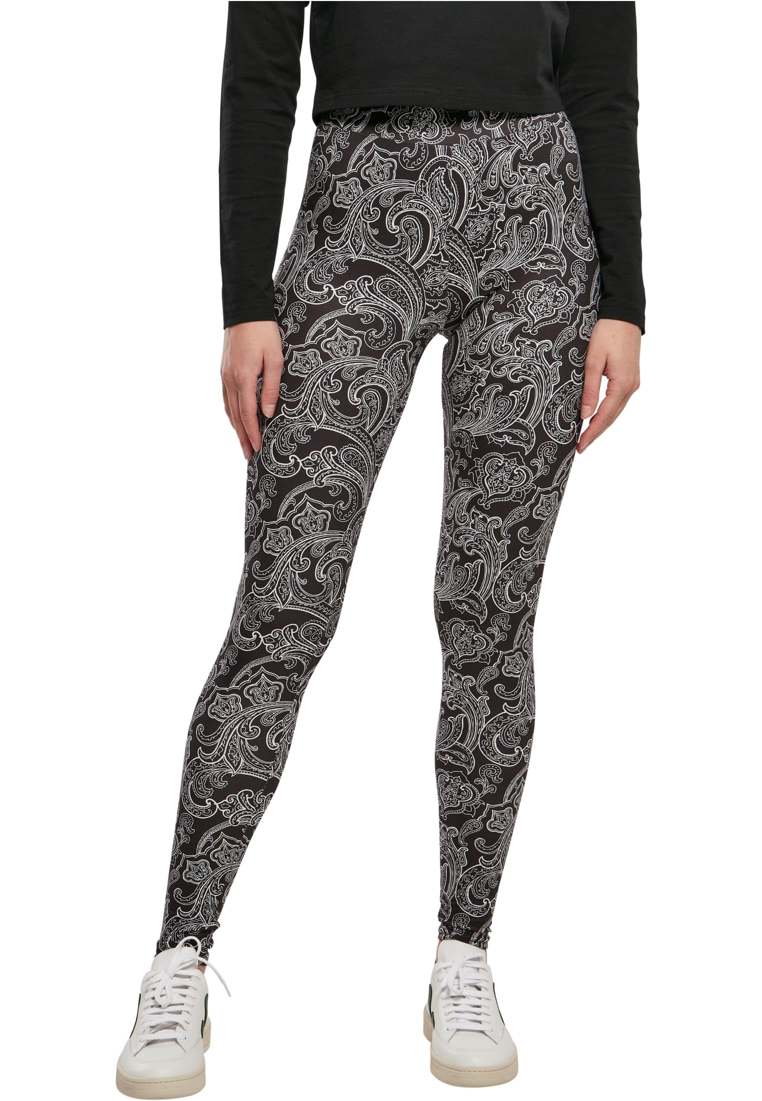 Urban Classics Tb4771-ladies Soft Aop Leggings Pantaloni Donna