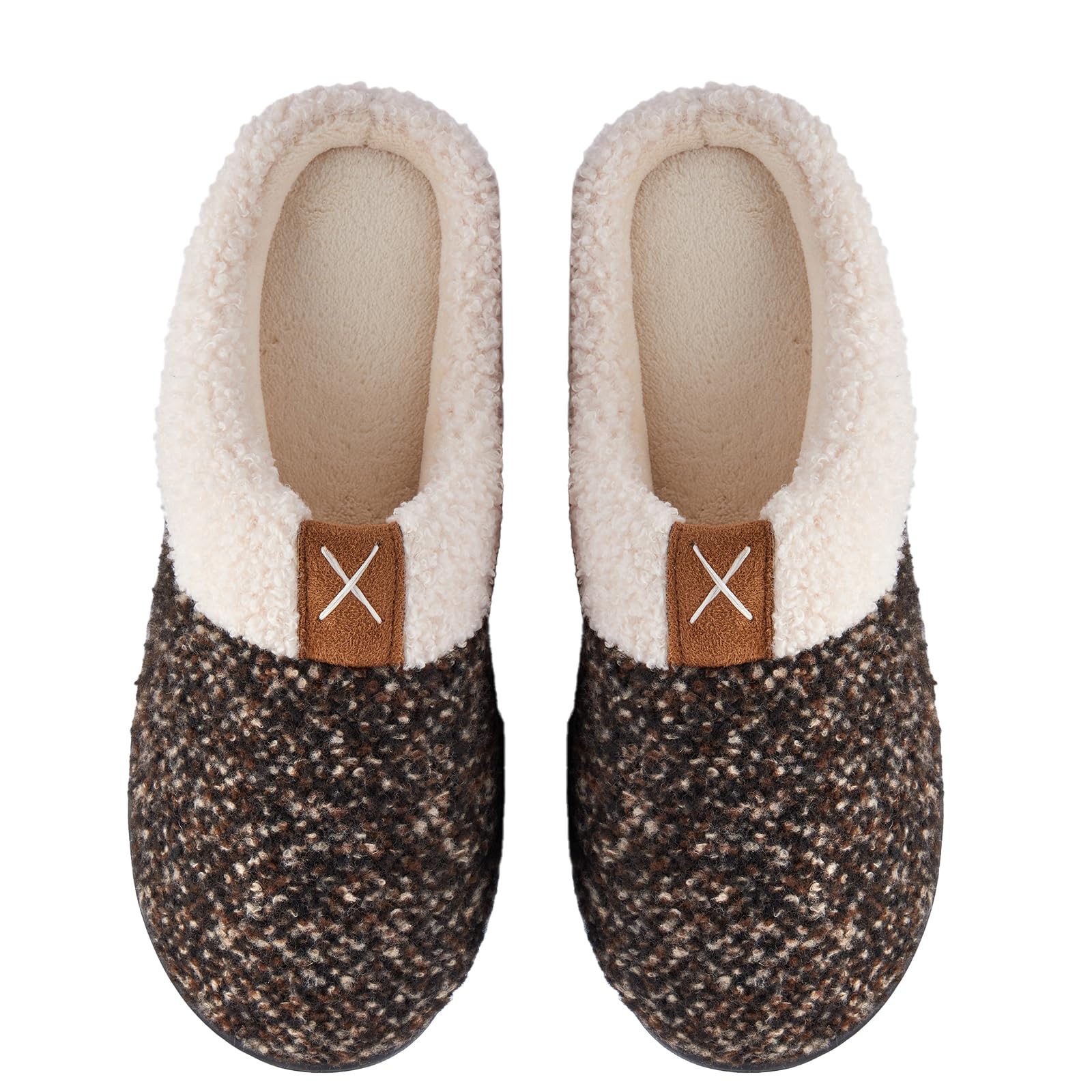 Mishansha Warm Slippers Men's Slippers Women Winter Comfortable Memory Foam Slip