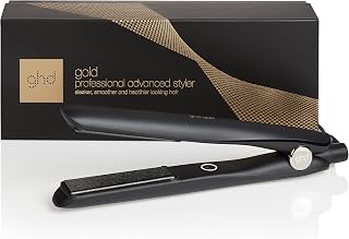 ghd Gold Hair Straightener & Styler in Black - Professional Styling, for Sleek, Smooth Styles with More Shine - for All Hair Types (UK Plug)