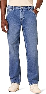 Amazon Essentials Men's Loose Fit Low Stretch Carpenter Jeans