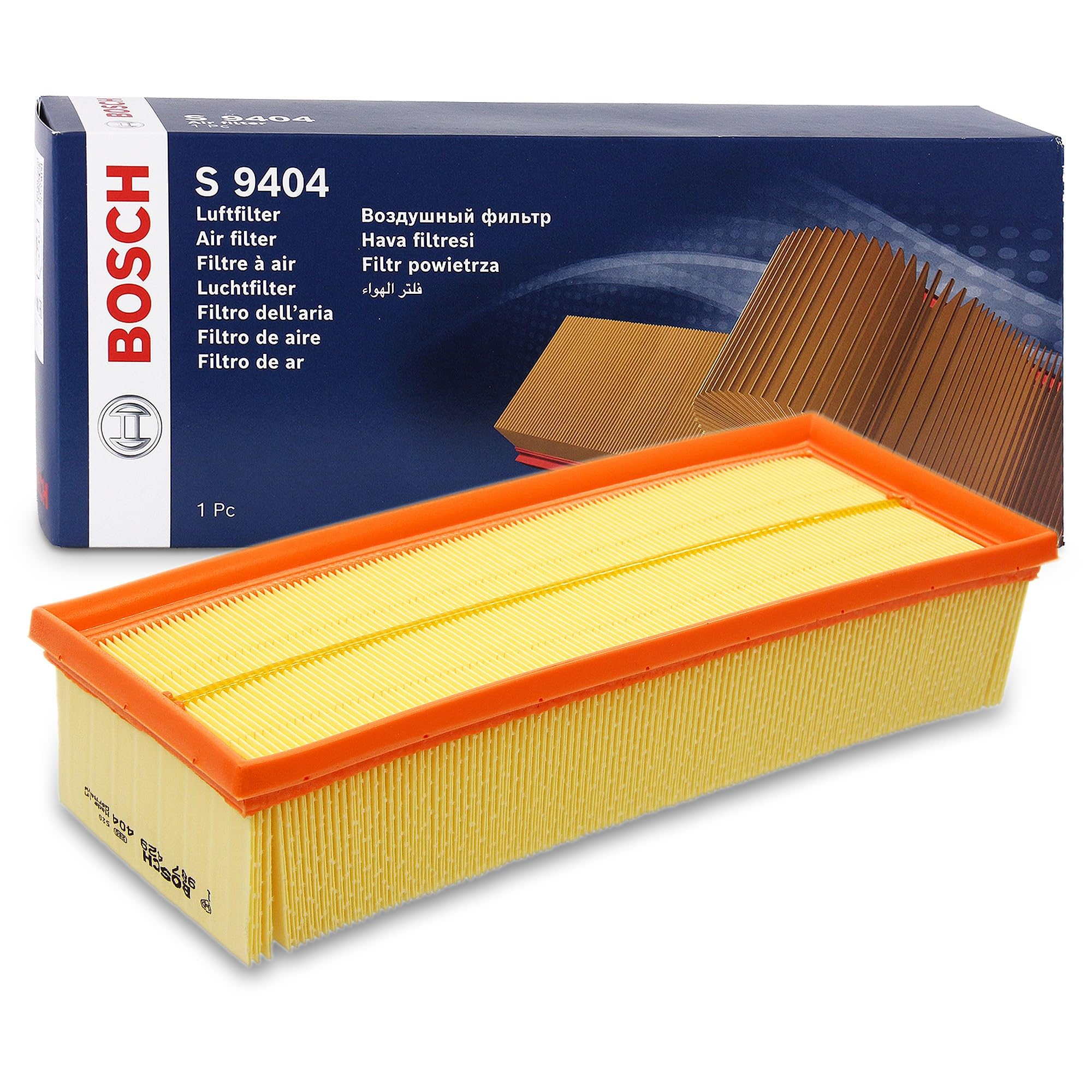 Bosch S9404 Car Air Replacement Filter | Separates Particles from the Air Intake