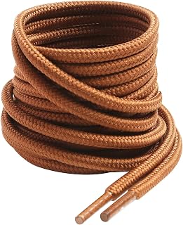 VSUDO Round Shoe Laces, Diameter 4 mm for Work Shoes, Shoelaces for Hiking/Safety/Trekking Shoes for Women or Men