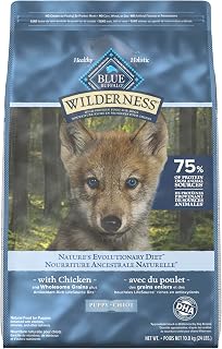 Blue Buffalo Wilderness More Meat & Wholesome Grains Natural Dry Puppy Food, Chicken 24lb