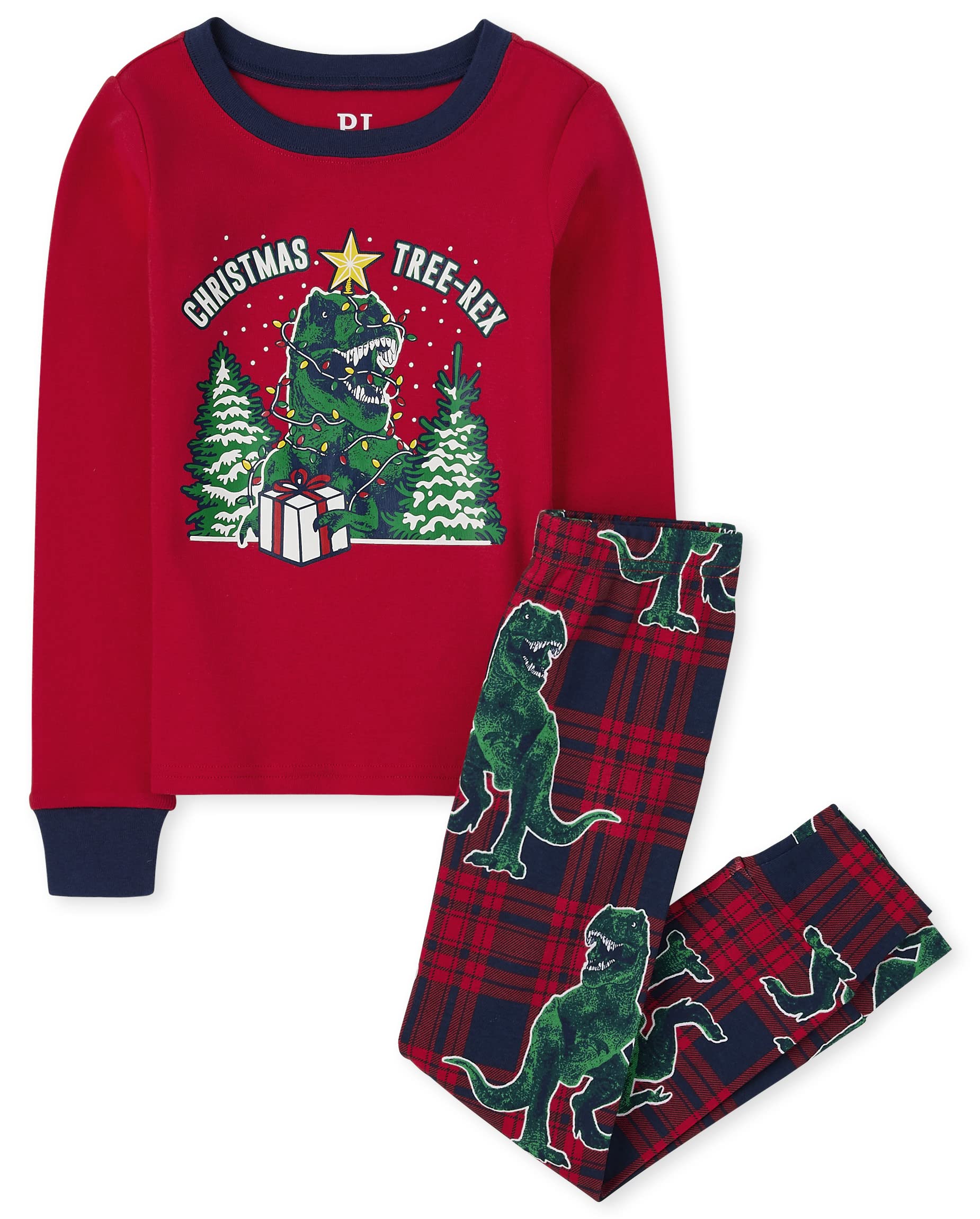 The Children's Place Unisex Family Pyjamas Christmas Festive Cotton Pyjamas