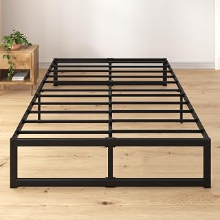 Zinus Full Bed Frame - ABEL 14 inch Metal Bed Frame with Steel Slat Support, No Box Spring Needed, Easy Assembly - Minimalist Platform Bed in a Box with Underbed Storage Space, 5 Year Wrranty, Full