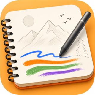 Drawing Pad for Fire Tablet - Sketchbook, Doodle, Paint & Tracing Board