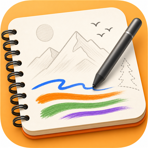 Drawing Pad for Fire Tablet - Sketchbook, Doodle, Paint & Tracing Board