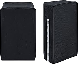 Mcbazel Dust Cover for Xbox Series S Console, Easy Access Cable Port, Protective Case Cover Waterproof for Xbox Series S Game Console - Black