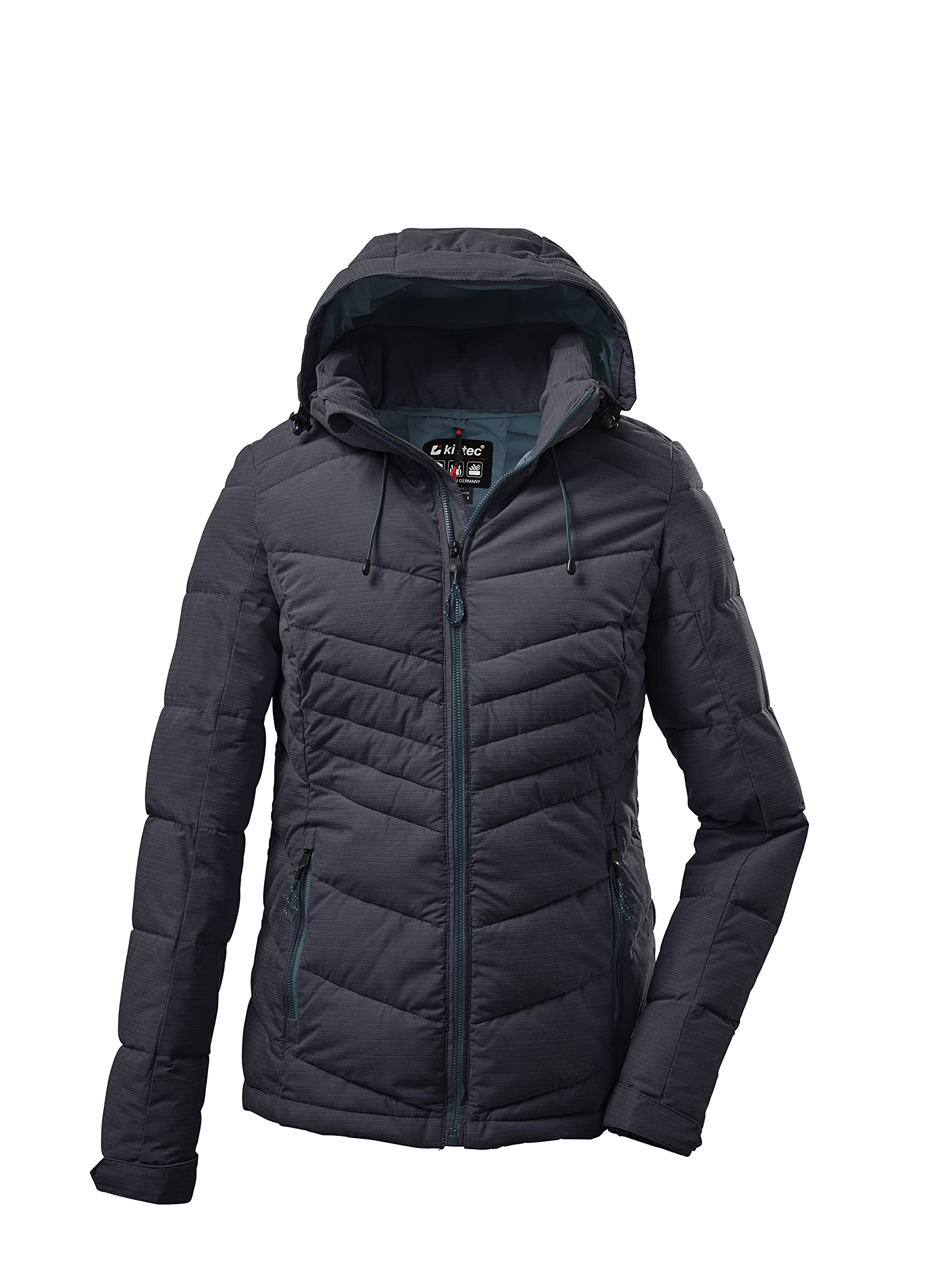 Killtec Kow 149 Wmn Qltd Jckt Women's Down Jacket with Detachable Hood with Zip