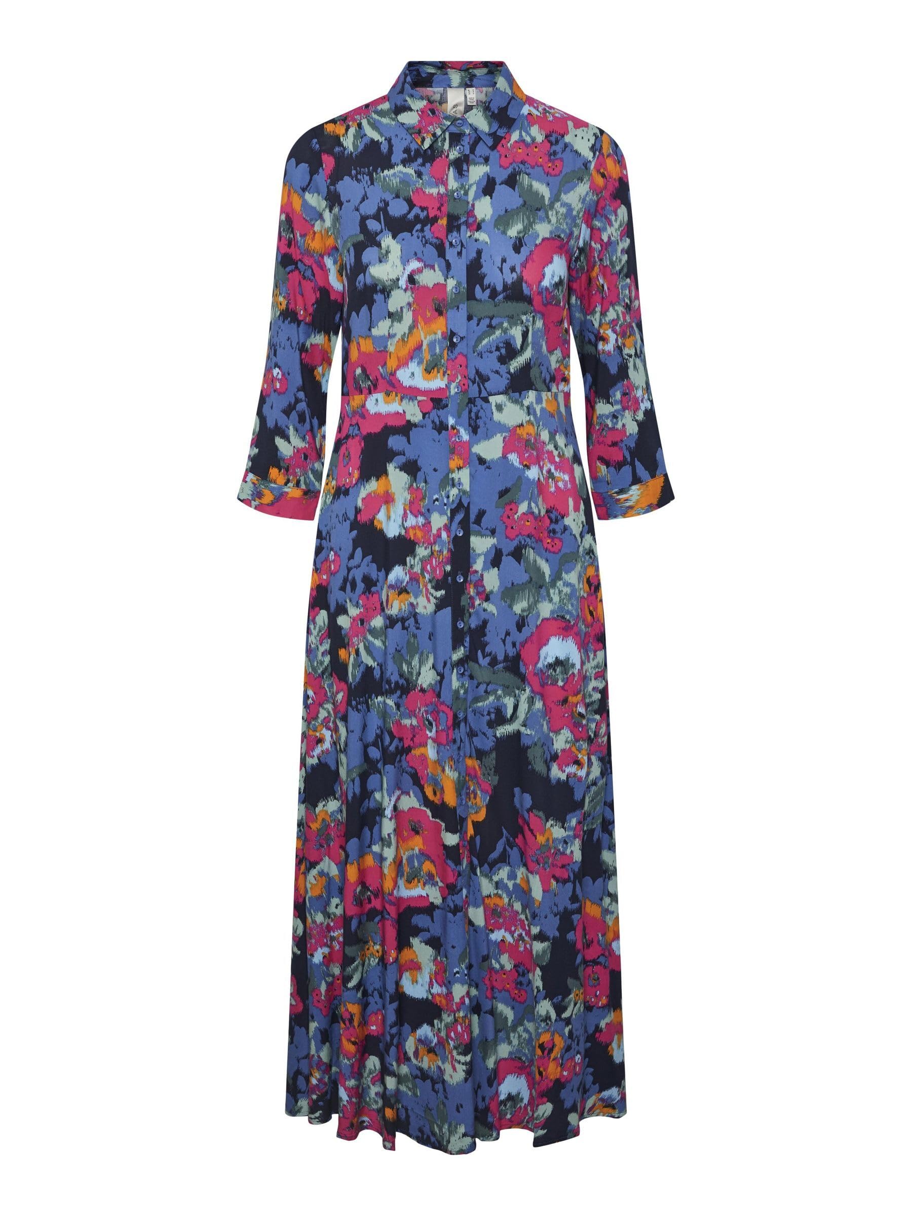 YAS Women's Yassavanna Long Shirt Dress S. Noos