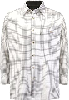 Walker and Hawkes Mens 100% Cotton Long Sleeve Checked Country Shirt