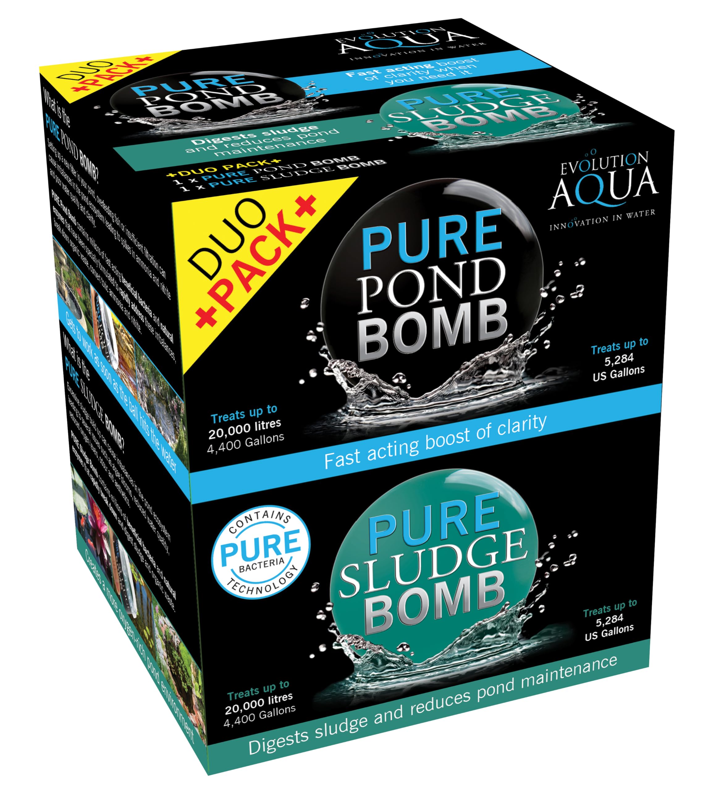 Evolution Aqua Pond Bomb & Sludge Bomb Duo Pack