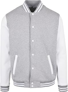 Build Your Brand BB004-Basic College Jacket Men's Jacket
