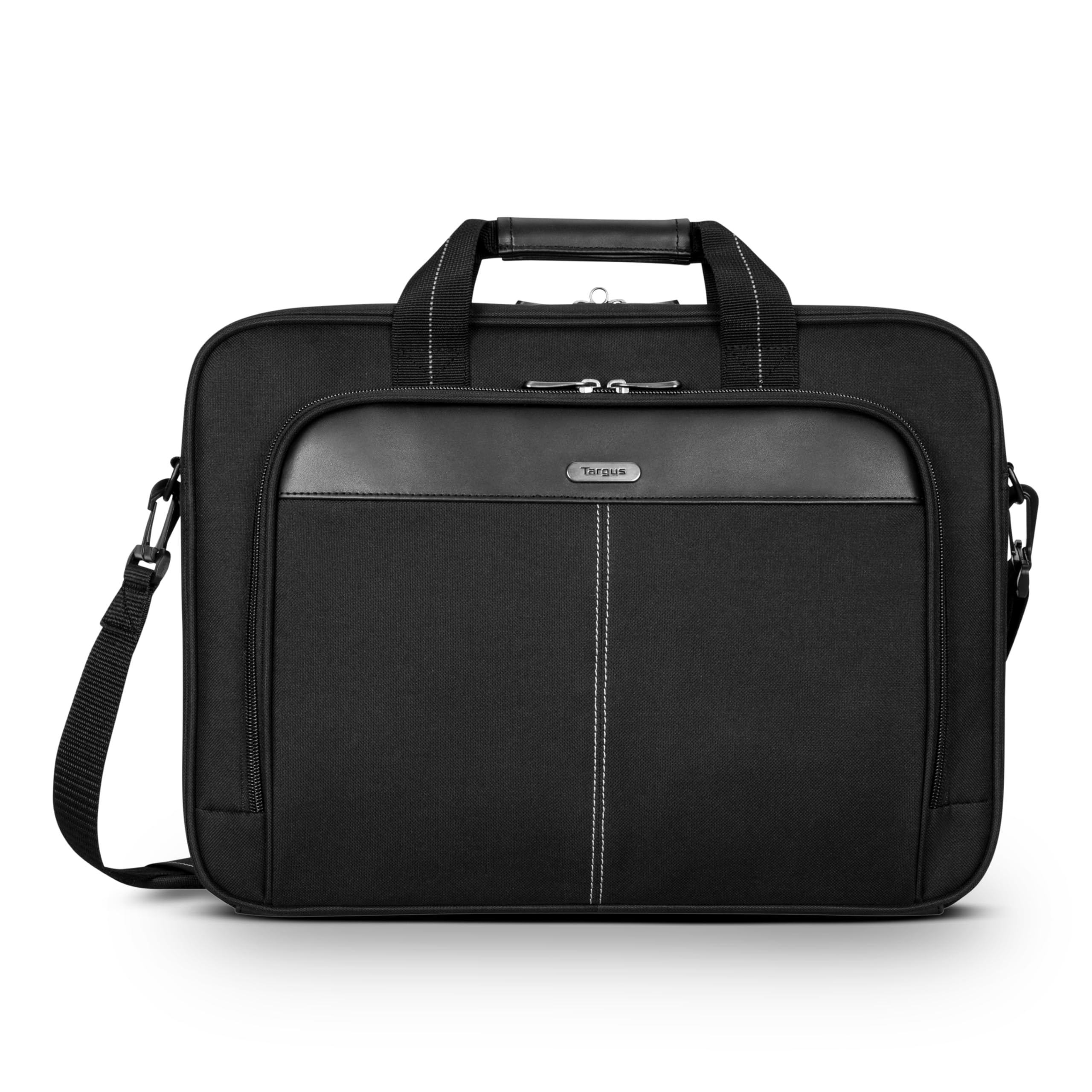 Targus 15-16 Inch Slim Lightweight Laptop Briefcase, Black - Messenger and Shoul