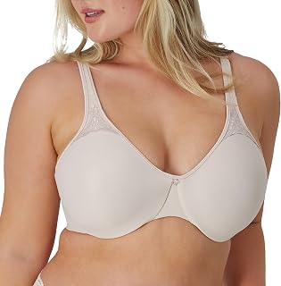 Bali Women's Minimiser Bra, Passion for Comfort Underwire Bras for Women, Seamless Cups, Minimises Bust Up to 1.5 in Bra (Pack of 1)