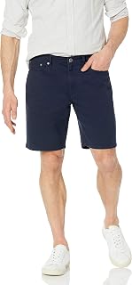 Amazon Essentials Men's Straight-Fit 9" Inseam Stretch Cotton Twill 5-Pocket Shorts