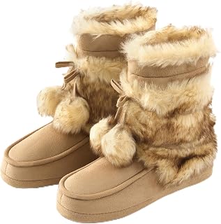 Home Slipper Women's Soft Fleece Plush Warm Indoor House Slipper Boots Shoes