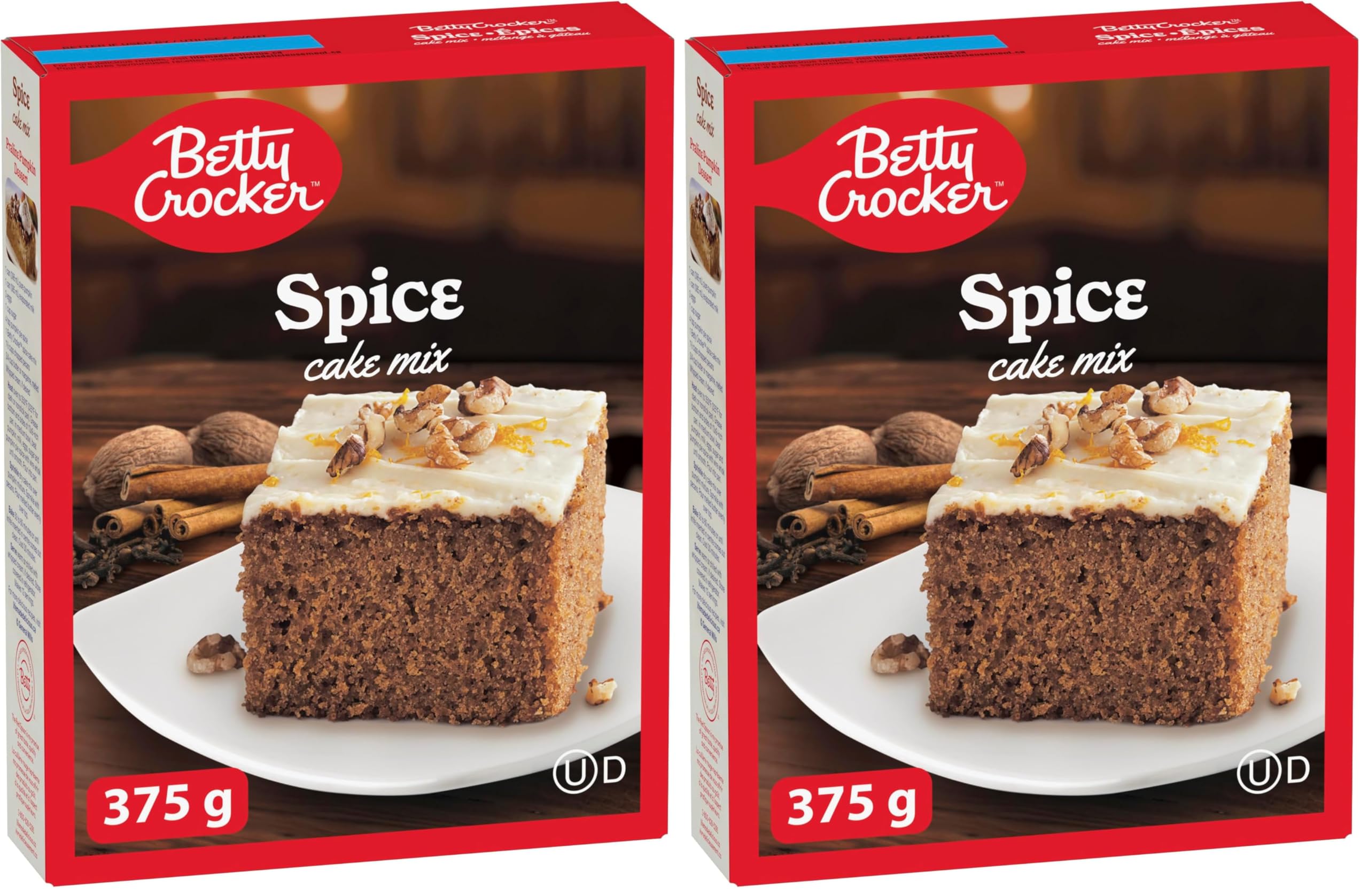 BETTY CROCKER - CAKE MIX - Spice Flavor, 375 Grams, Baking Mix, Tastes Like Home