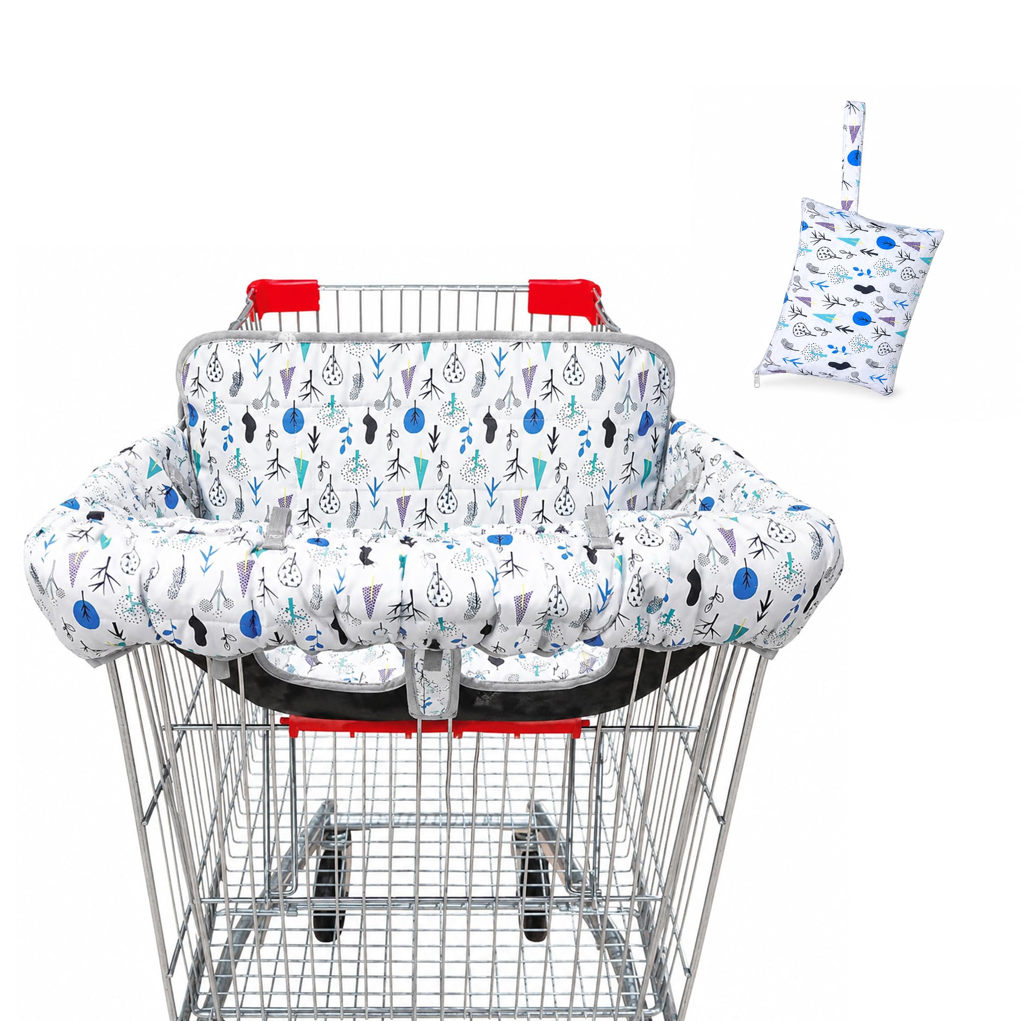 Shopping Cart Cover for Baby, Velcro &amp; Buckle Strap Design, Machine | Velcro