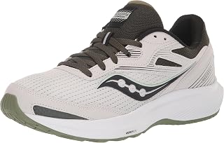Saucony Men's Cohesion 16 Sneaker, Concrete/Glade, 10