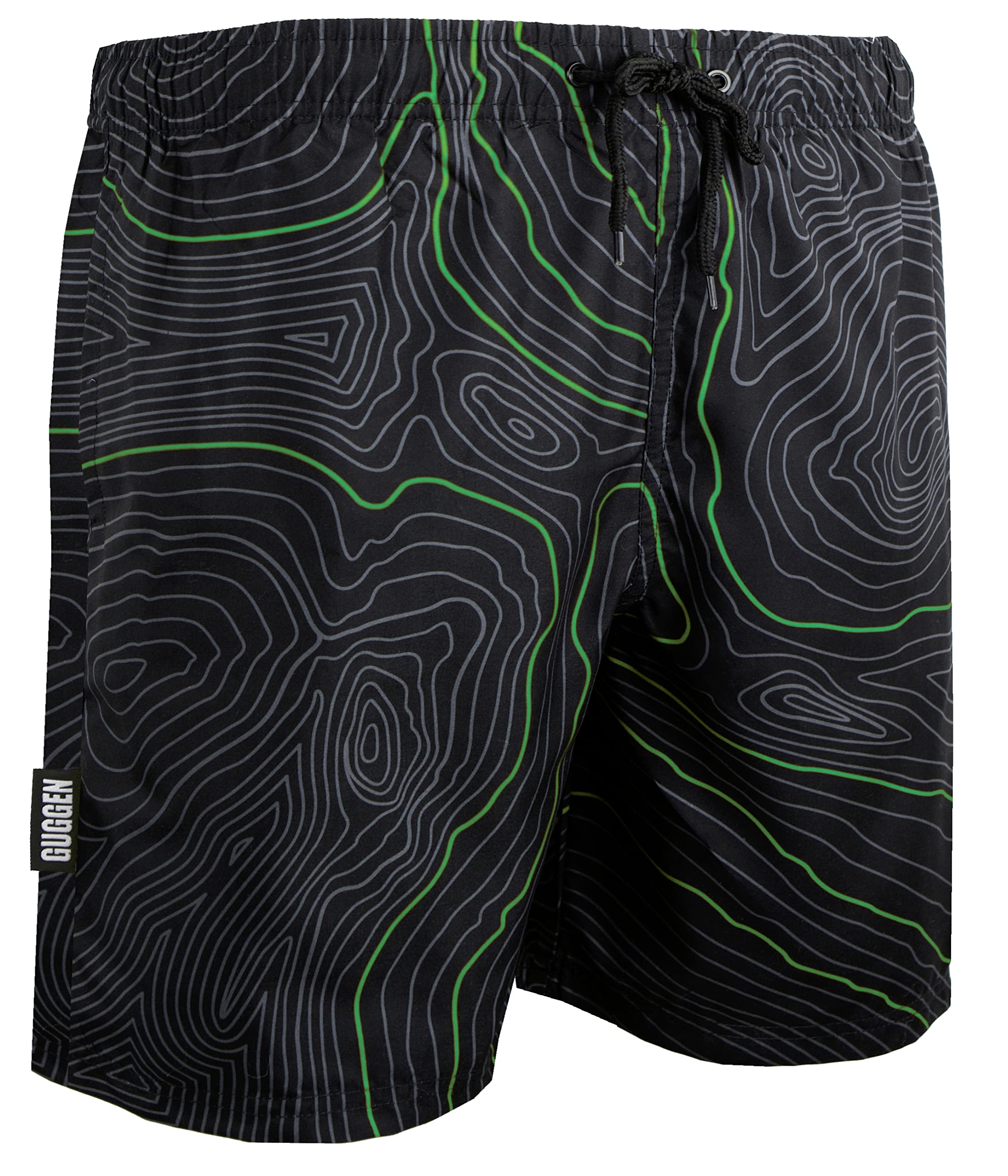 GUGGEN Mountain Badehose für Herren Schnelltrocknende Badeshorts Style-4 Beachsh