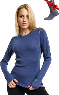 Merino.tech 100% Merino Wool Sweaters Women & Socks - All-Season