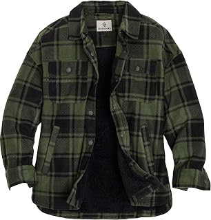 Legendary Whitetails Women's Fleece Shacket Berber Snap Shirt Jacket