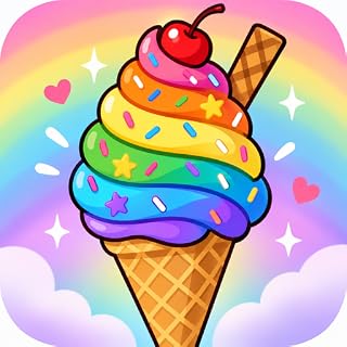 Colorful Ice Cream Cooking