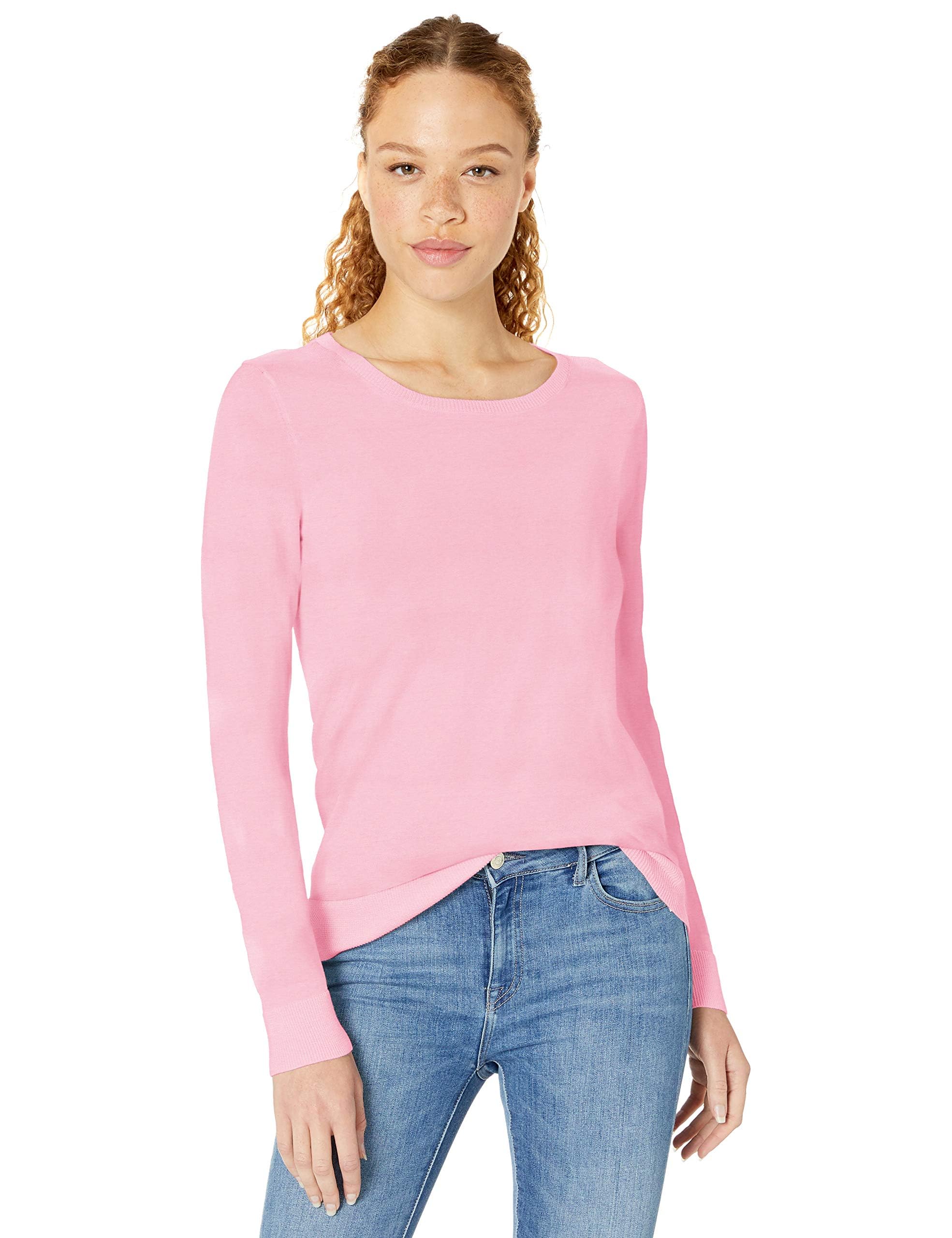 Amazon Essentials Women’s Lightweight Long Sleeve Round Neck Jumper (Available i