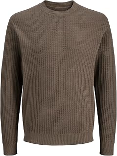 JACK & JONES JPRBLUBARKLEY KNIT CREW NECK CH LN Jumper