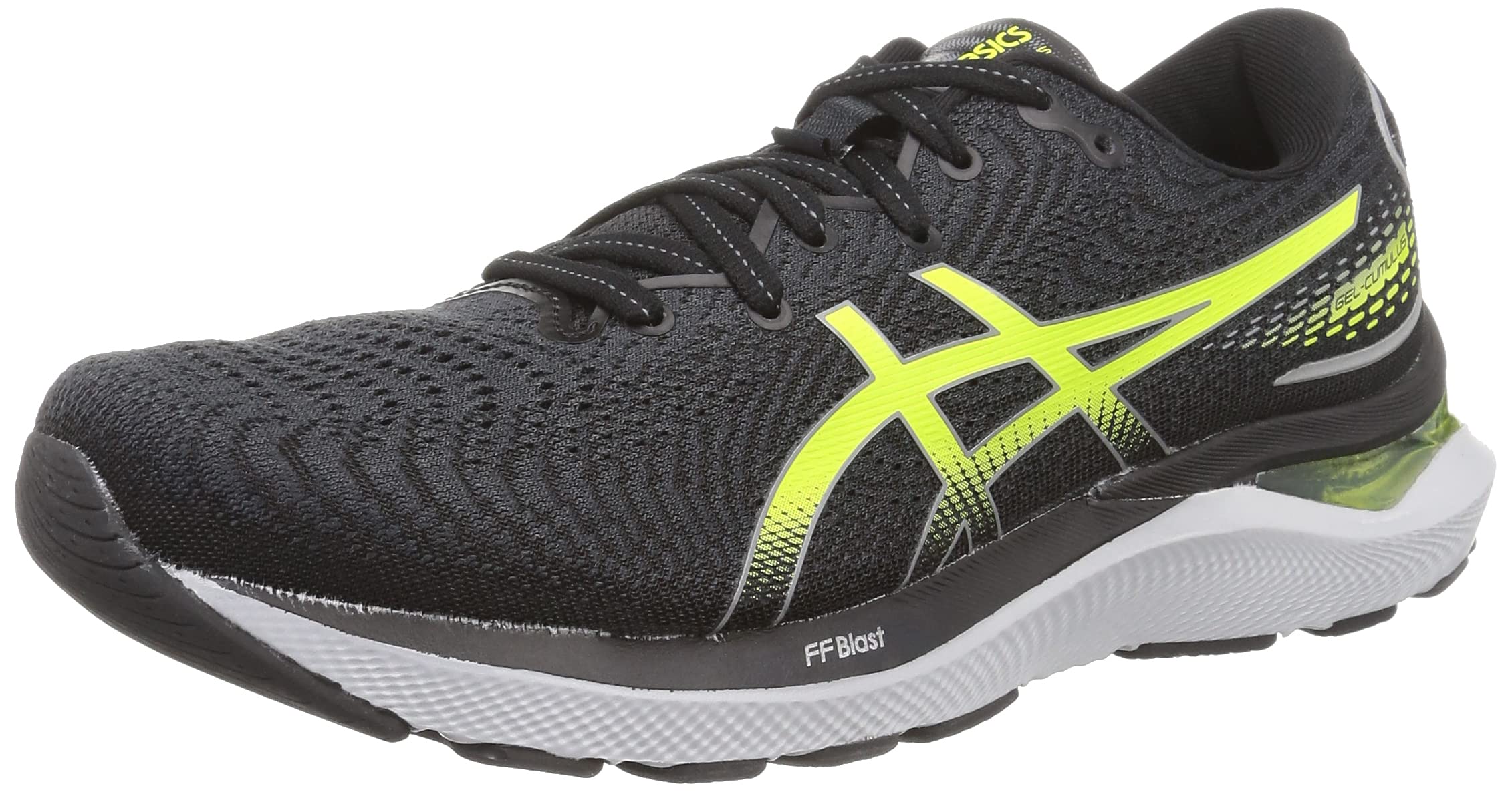 ASICS Cumulus 24 Men's Road Shoes Black Sky Blue