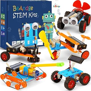 STEM Kits for Kids Crafts 6-8 8-12, Boys Gifts Toys for 6 7 8 Year Old Boy | STEM Toys Crafts for 6 7 8 9 10 Year Old Boy Birthday Gift Idea, Robotics Science Kits Activities Robot Building 5-7 8-13