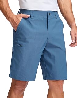Pudolla Men's Casual Shorts 7/5/9 Inch Golf Shorts with 4 Pockets